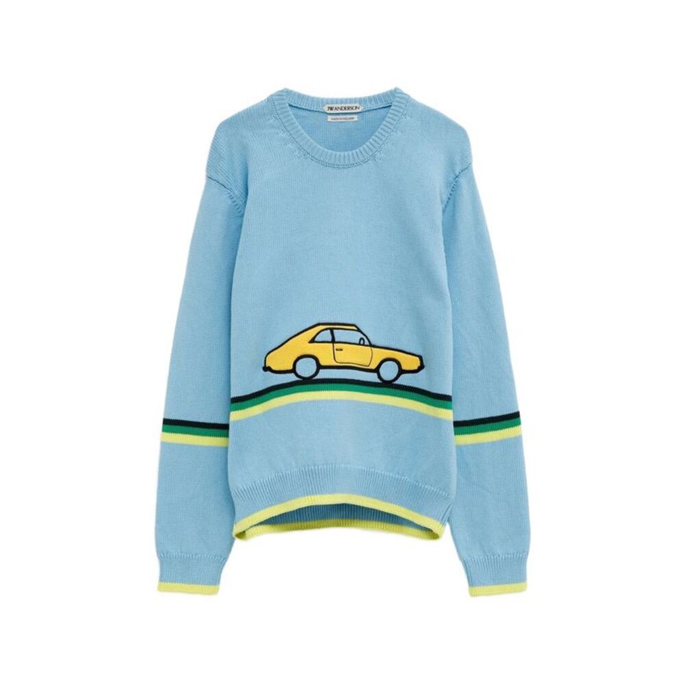 Jw Anderson Blue Knitwear - Jumpers Women